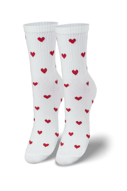 Cute Valentine Cotton Socks Heart Pattern