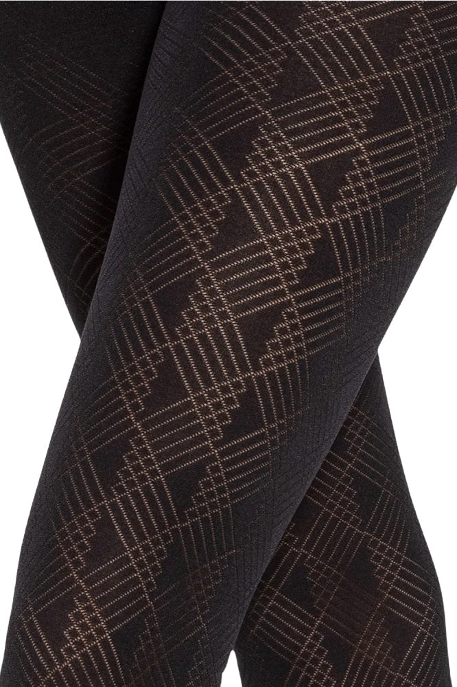 Black Patterned Tights Gatta Loretta 146