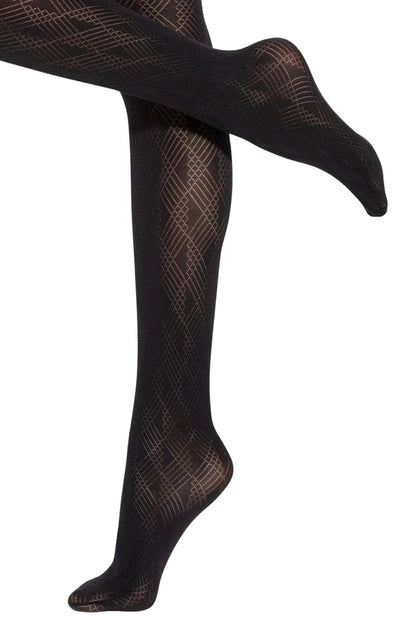 Black Patterned Tights Gatta Loretta 146