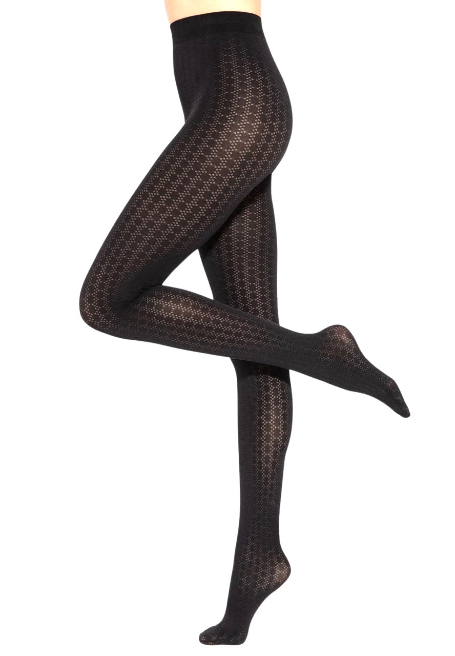 Black Patterned Tights Gatta Loretta 148