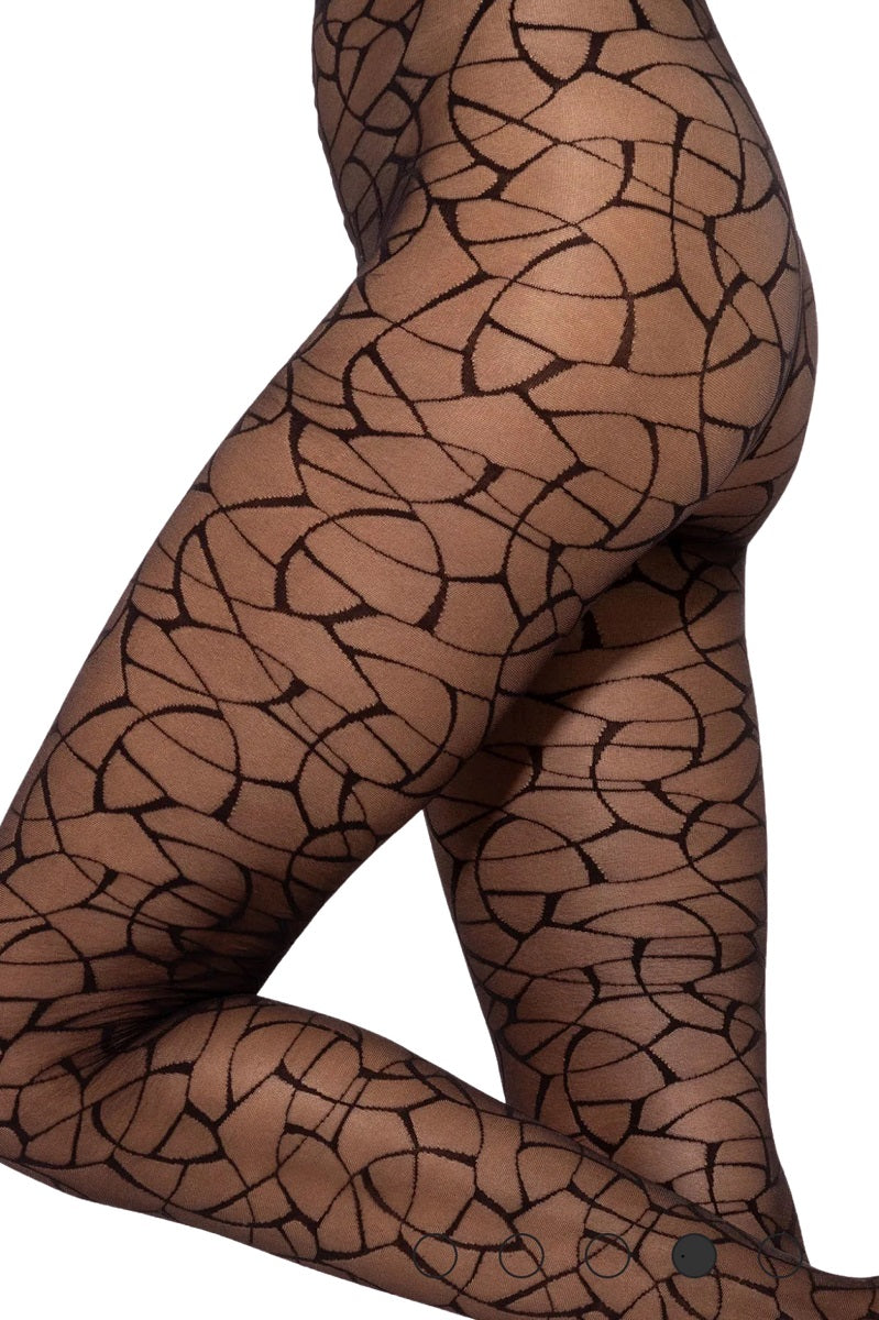 Patterned tights spring summer 2024