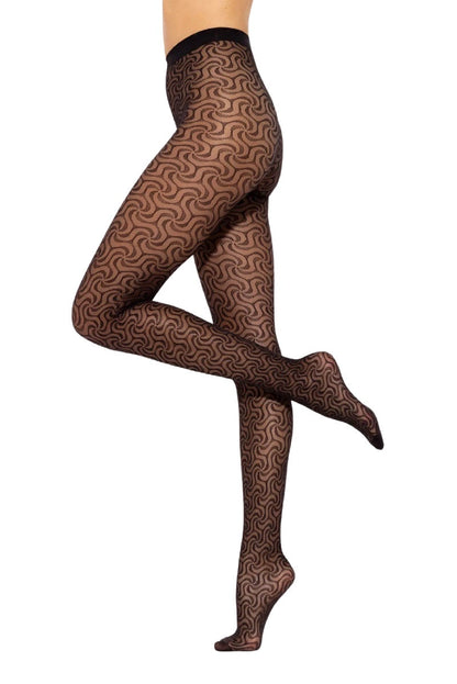 Geometric Patterned Tights Gatta Mosaica 02