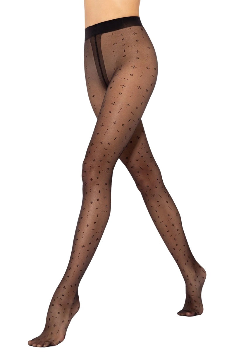 Embrace retro aesthetics and old-school video game vibes with these 20 DEN tights.